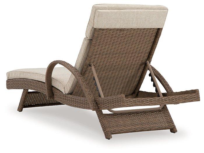 Beachcroft Outdoor Chaise Lounge with Cushion - Coastal Roots Furniture (Courtenay, BC)