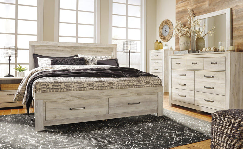 Bellaby Bed with 2 Storage Drawers - Coastal Roots Furniture (Courtenay, BC)