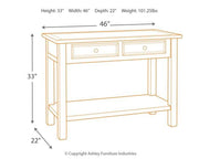 Bolanburg Sofa/Console Table - Coastal Roots Furniture (Courtenay, BC)