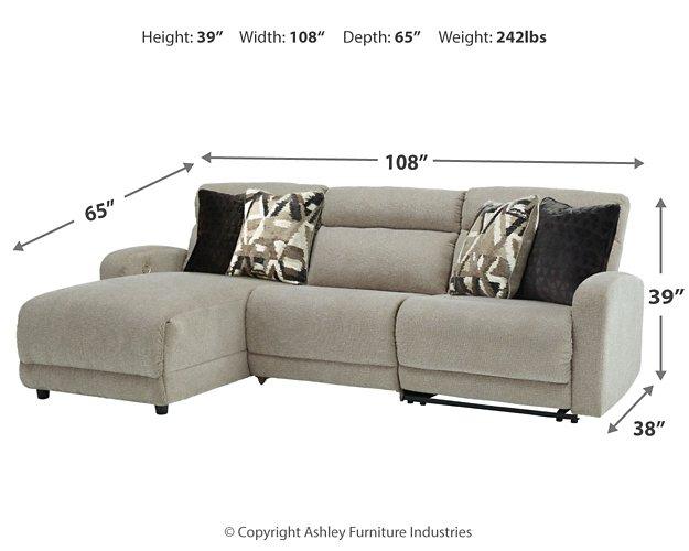 Colleyville Power Reclining Sectional with Chaise - Coastal Roots Furniture (Courtenay, BC)