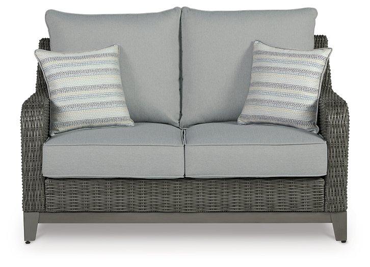 Elite Park Outdoor Loveseat with Cushion - Coastal Roots Furniture (Courtenay, BC)