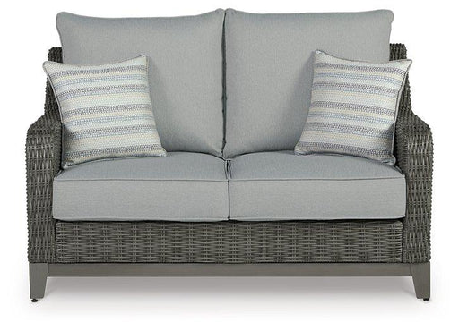 Elite Park Outdoor Loveseat with Cushion - Coastal Roots Furniture (Courtenay, BC)
