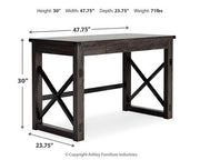 Freedan 48" Home Office Desk - Coastal Roots Furniture (Courtenay, BC)