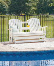 Hyland wave Outdoor Glider Loveseat - Coastal Roots Furniture (Courtenay, BC)