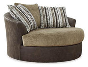 Alesbury Oversized Swivel Accent Chair - Coastal Roots Furniture (Courtenay, BC)