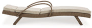 Beachcroft Outdoor Chaise Lounge with Cushion - Coastal Roots Furniture (Courtenay, BC)