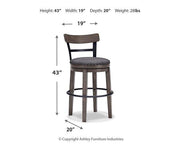 Caitbrook Bar Height Bar Stool - Coastal Roots Furniture (Courtenay, BC)