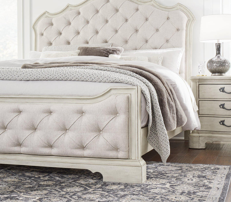 Arlendyne Upholstered Bed - Coastal Roots Furniture (Courtenay, BC)