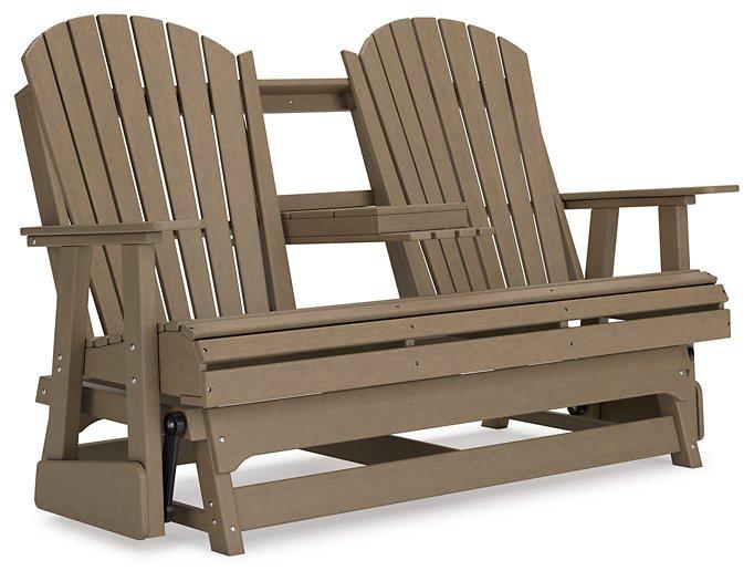 Hyland wave Outdoor Glider Loveseat - Coastal Roots Furniture (Courtenay, BC)