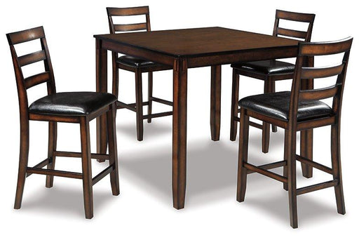 Coviar Counter Height Dining Table and Bar Stools (Set of 5) - Coastal Roots Furniture (Courtenay, BC)