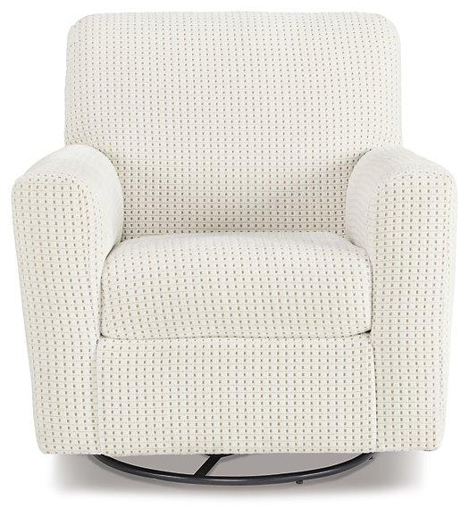 Herstow Swivel Glider Accent Chair - Coastal Roots Furniture (Courtenay, BC)