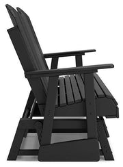 Hyland wave Outdoor Glider Loveseat - Coastal Roots Furniture (Courtenay, BC)