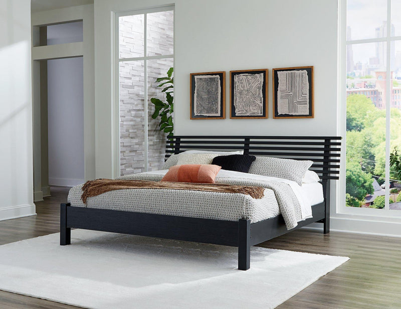 Danziar Slat Bed - Coastal Roots Furniture (Courtenay, BC)