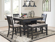 Tyler Creek Counter Height Dining Set - Coastal Roots Furniture (Courtenay, BC)