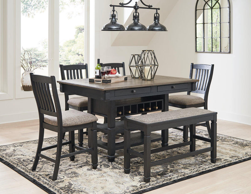 Tyler Creek Counter Height Dining Set - Coastal Roots Furniture (Courtenay, BC)