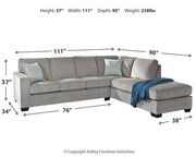 Altari Sectional with Chaise - Coastal Roots Furniture (Courtenay, BC)