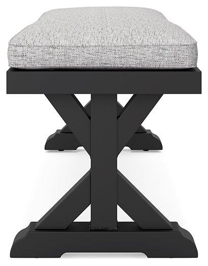 Beachcroft Outdoor Bench with Cushion - Coastal Roots Furniture (Courtenay, BC)