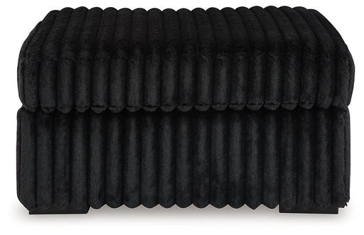 Midnight-Madness Oversized Accent Ottoman - Coastal Roots Furniture (Courtenay, BC)
