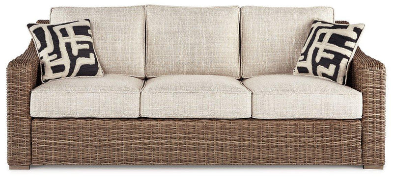 Beachcroft Outdoor Sofa with Cushion - Coastal Roots Furniture (Courtenay, BC)