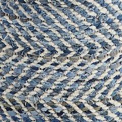 Chevron Pouf - Coastal Roots Furniture (Courtenay, BC)