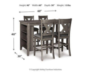 Caitbrook Counter Height Dining Set - Coastal Roots Furniture (Courtenay, BC)