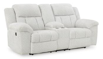 Frohn Reclining Loveseat with Console - Coastal Roots Furniture (Courtenay, BC)