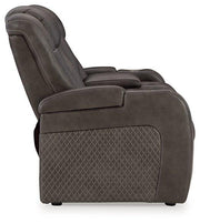 Fyne-Dyme Power Reclining Loveseat with Console - Coastal Roots Furniture (Courtenay, BC)