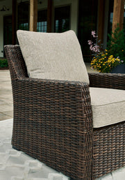 Brook Ranch Outdoor Lounge Chair with Cushion - Coastal Roots Furniture (Courtenay, BC)
