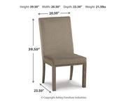 Chrestner Dining Chair - Coastal Roots Furniture (Courtenay, BC)