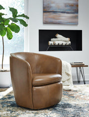 Kierreys Swivel Accent Chair - Coastal Roots Furniture (Courtenay, BC)