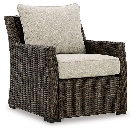 Brook Ranch Outdoor Lounge Chair with Cushion - Coastal Roots Furniture (Courtenay, BC)
