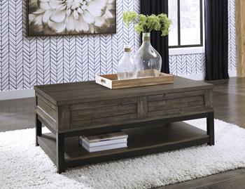 Johurst Coffee Table with Lift Top - Coastal Roots Furniture (Courtenay, BC)