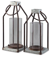 Diedrick Lantern (Set of 2) - Coastal Roots Furniture (Courtenay, BC)