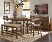 Moriville Counter Height Dining Set - Coastal Roots Furniture (Courtenay, BC)