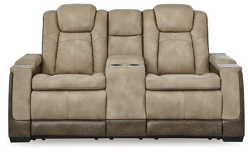 Next-Gen DuraPella Power Reclining Loveseat with Console - Coastal Roots Furniture (Courtenay, BC)