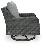 Elite Park Outdoor Swivel Lounge with Cushion - Coastal Roots Furniture (Courtenay, BC)