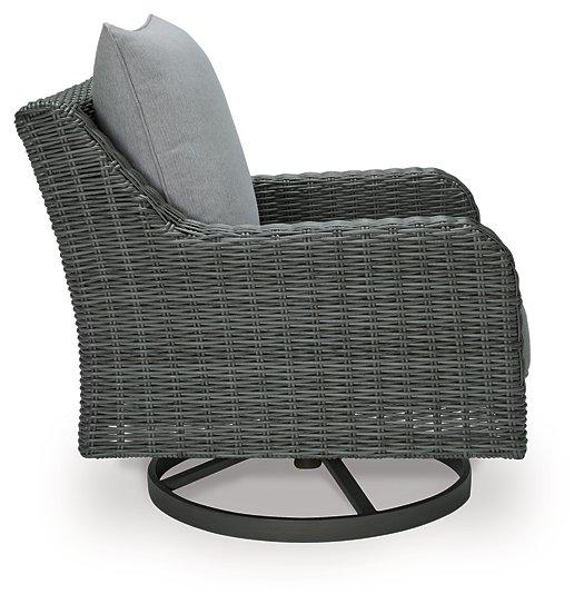 Elite Park Outdoor Swivel Lounge with Cushion - Coastal Roots Furniture (Courtenay, BC)