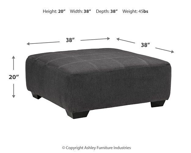Ambee Oversized Accent Ottoman - Coastal Roots Furniture (Courtenay, BC)