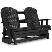Hyland wave Outdoor Glider Loveseat - Coastal Roots Furniture (Courtenay, BC)
