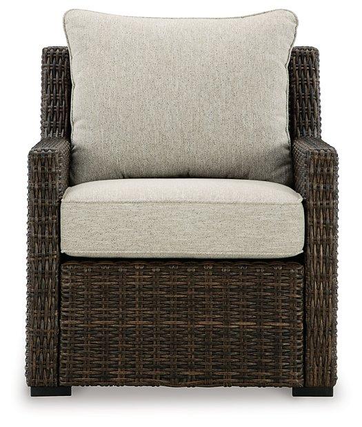 Brook Ranch Outdoor Lounge Chair with Cushion - Coastal Roots Furniture (Courtenay, BC)