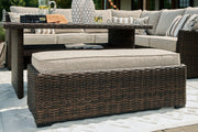 Brook Ranch Outdoor Sofa Sectional/Bench with Cushion (Set of 3) - Coastal Roots Furniture (Courtenay, BC)
