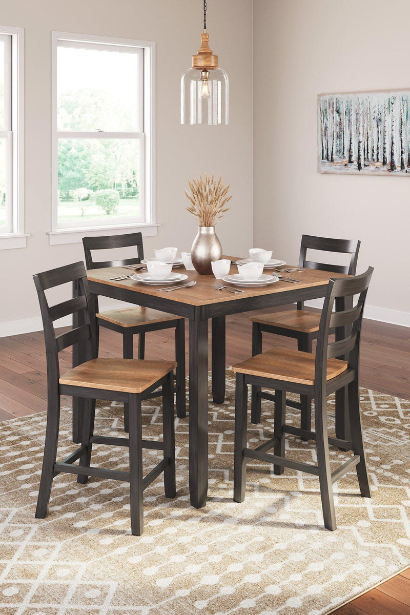 Gesthaven Counter Height Dining Table and 4 Barstools (Set of 5) - Coastal Roots Furniture (Courtenay, BC)