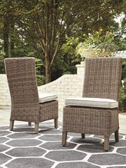 Beachcroft Outdoor Side Chair with Cushion (Set of 2) - Coastal Roots Furniture (Courtenay, BC)