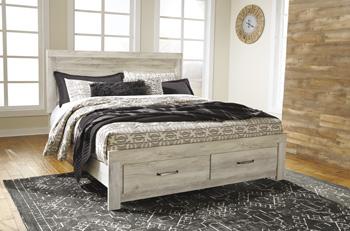 Bellaby Bed with 2 Storage Drawers - Coastal Roots Furniture (Courtenay, BC)