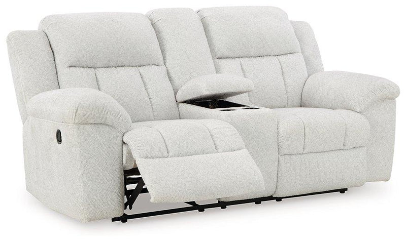 Frohn Reclining Loveseat with Console - Coastal Roots Furniture (Courtenay, BC)