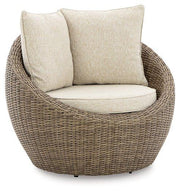 Danson Swivel Lounge with Cushion (Set of 2) - Coastal Roots Furniture (Courtenay, BC)