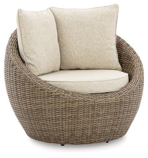 Danson Swivel Lounge with Cushion (Set of 2) - Coastal Roots Furniture (Courtenay, BC)