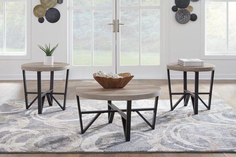 Deanlee Table (Set of 3) - Coastal Roots Furniture (Courtenay, BC)