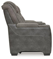 Next-Gen DuraPella Power Reclining Loveseat with Console - Coastal Roots Furniture (Courtenay, BC)
