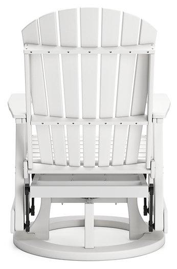 Hyland wave Outdoor Swivel Glider Chair - Coastal Roots Furniture (Courtenay, BC)
